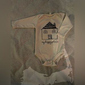 Tenth & Pine | long sleeve onesie | baby 6-12 mo
